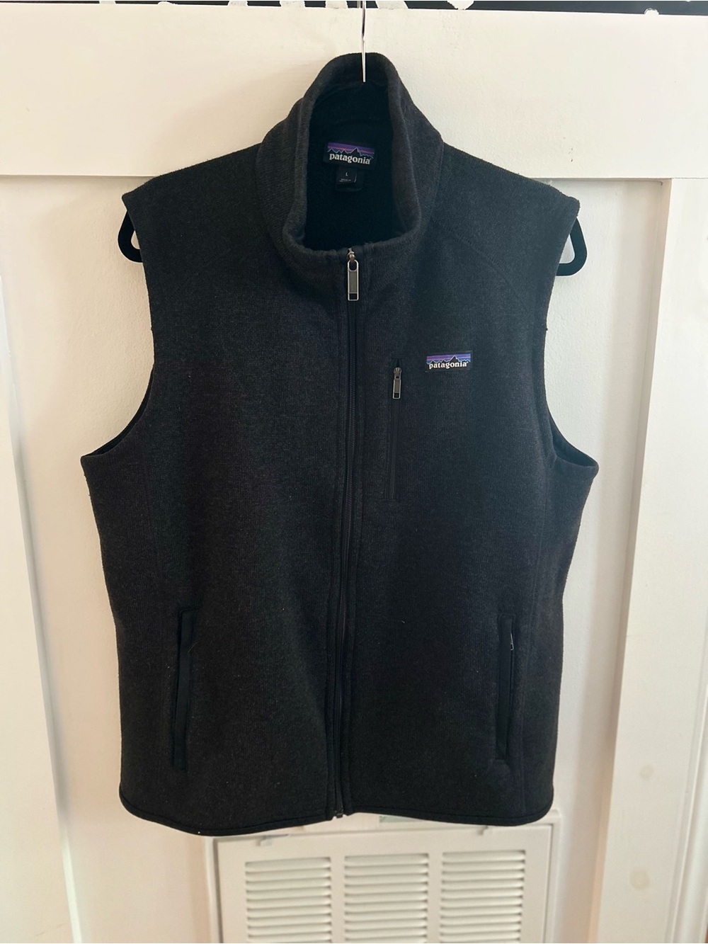 Patagonia grey Better sweater  Fleece Vest - Classic Zip Front large